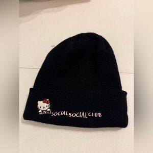 Anti Social Social Club Hello Kitty Beanie (Black) OSFM